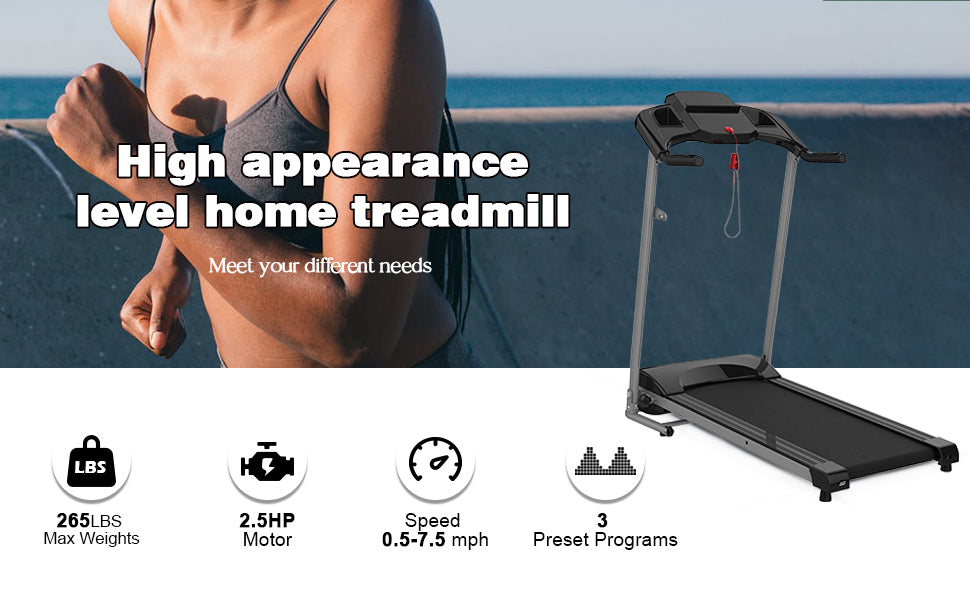 Foldable Electric Treadmill