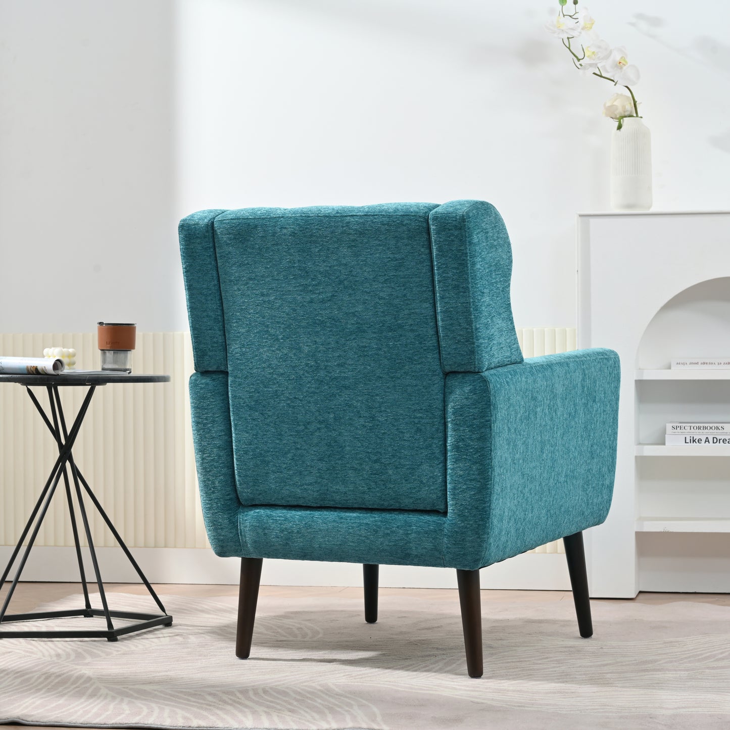 Modern Accent Chair Upholstered Foam Filled