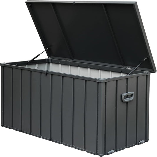 Outdoor Storage Deck Box Waterproof, Lockable - Ukerr Home