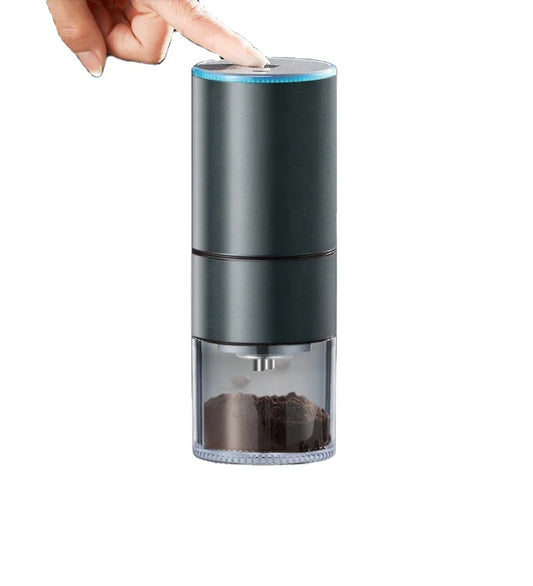 Electric portable coffee grinder with stainless steel burr core HB-988