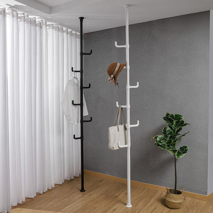Adjustable Laundry Pole Clothes Drying Rack Coat Hanger - Ukerr Home