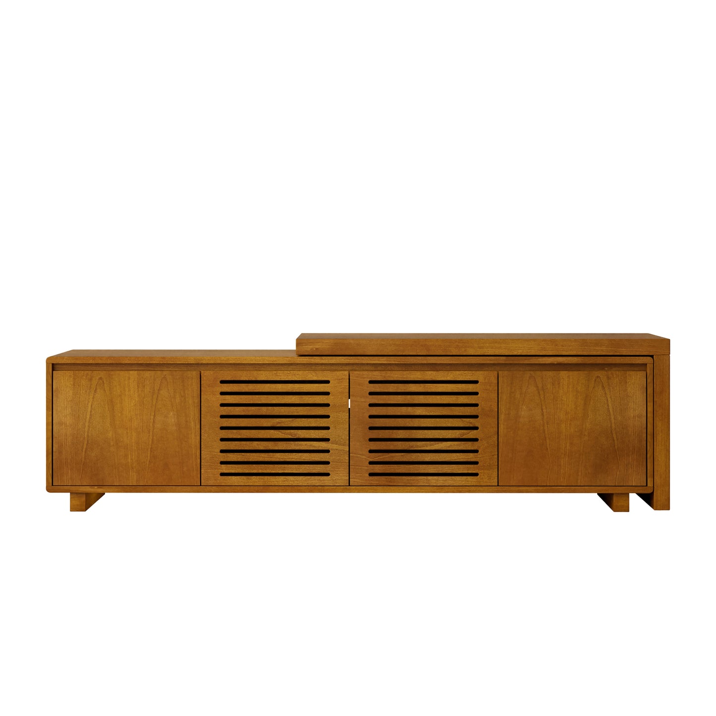 63" Mid-Century Modern Extendable TV Stand
