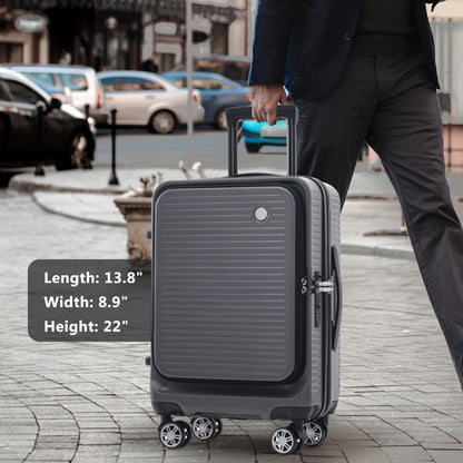 Carry-on Luggage 20 Inch Front Open Luggage