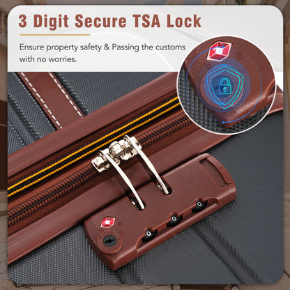 28 IN Luggage 1 Piece with TSA lock - Ukerr Home
