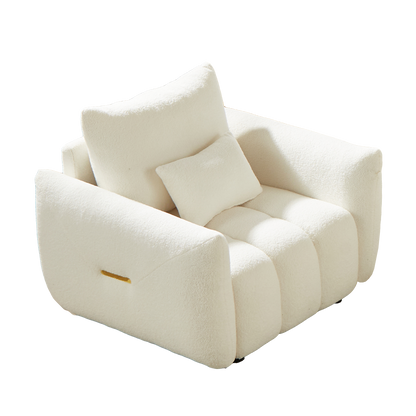 MH39.7''Teddy Fabric Sofa, Modern Lounge Chair