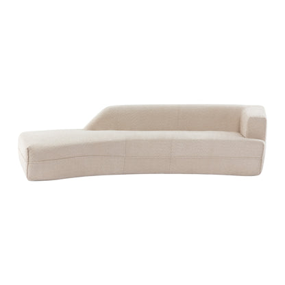 109.4" Curved Chaise Lounge Modern Indoor Sofa Couch