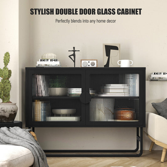 Stylish Tempered Glass Cabinet - Ukerr Home