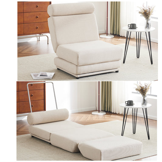 Single Sofa Chair Foldable Single Sofa Bed with Pillow