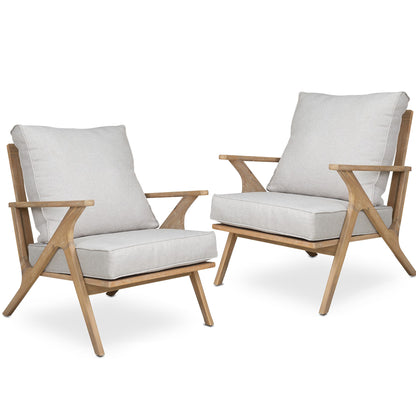 2 Pieces Patio Furniture Chairs - Ukerr Home