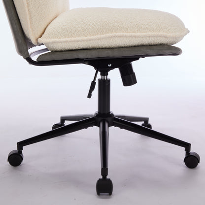 Oversize Seat Cirss Cross Chair with Wheels