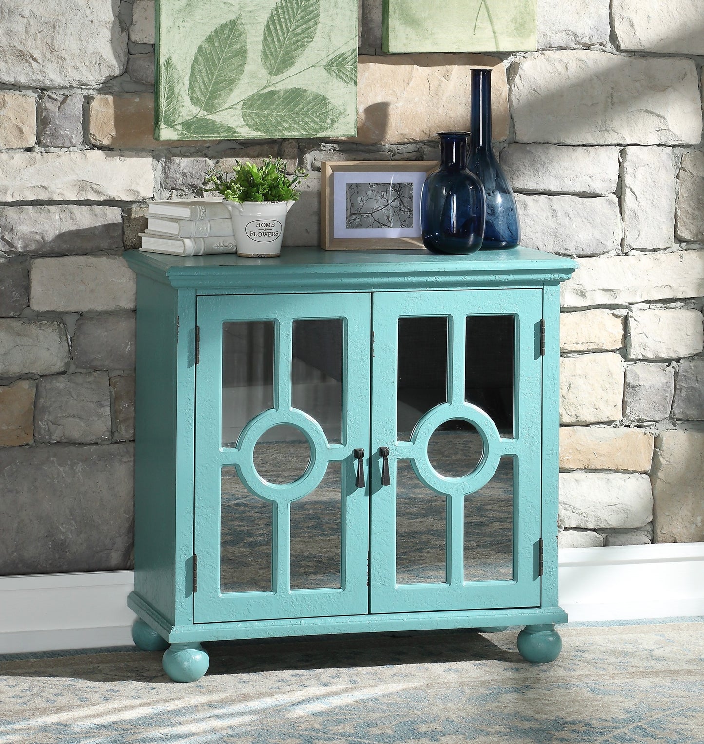 Classic Storage Cabinet  with Mirror Doors - Ukerr Home
