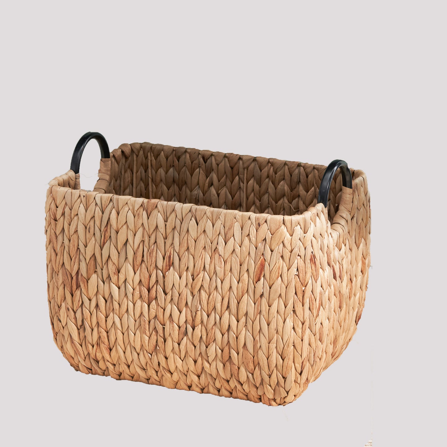 Woven Wicker Storage Baskets with Handles - Ukerr Home