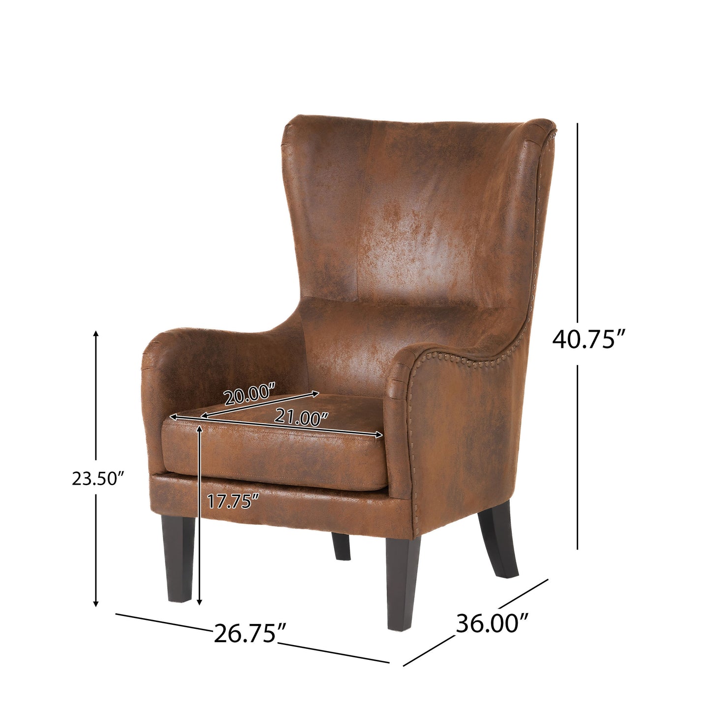 HI-BACK Studded Chair,Arm Chair,Living-room