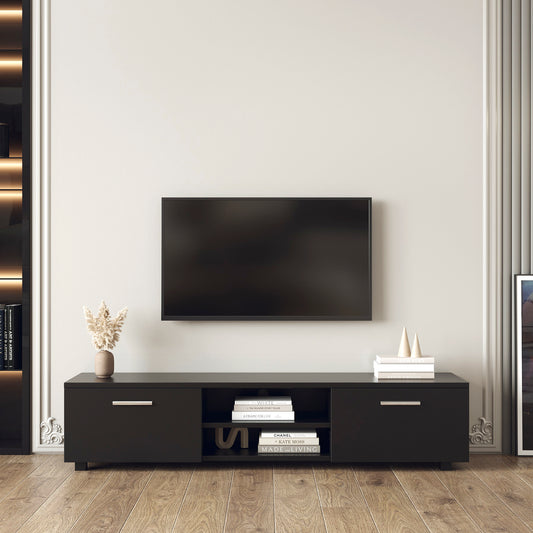 Black TV Stand for 70 Inch TV Stands