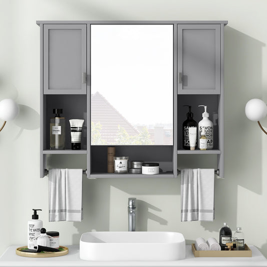 35'' x 28'' Modern Wall Mounted Bathroom Storage Cabinet