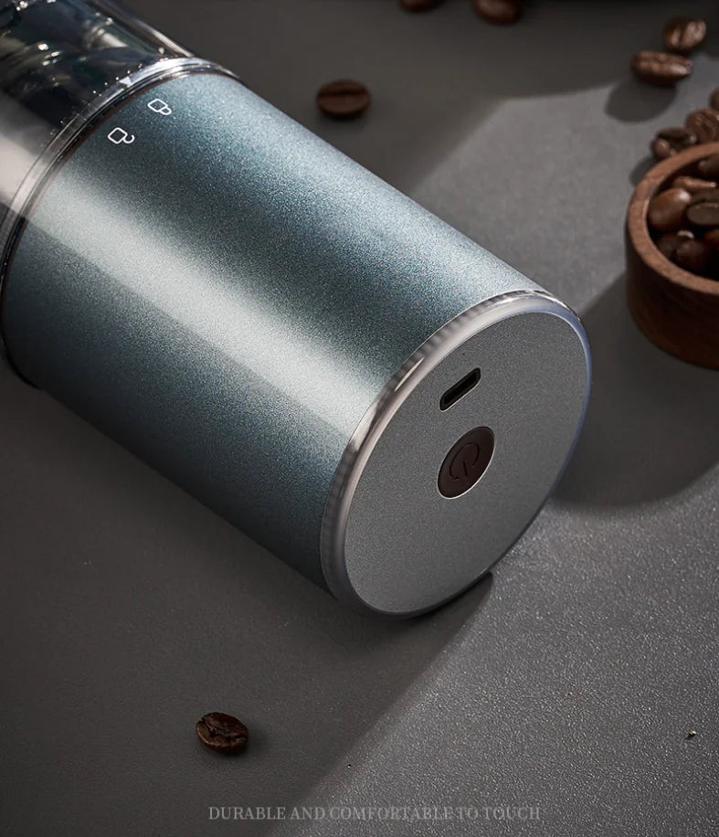 Electric portable coffee grinder with stainless steel burr core HB-988