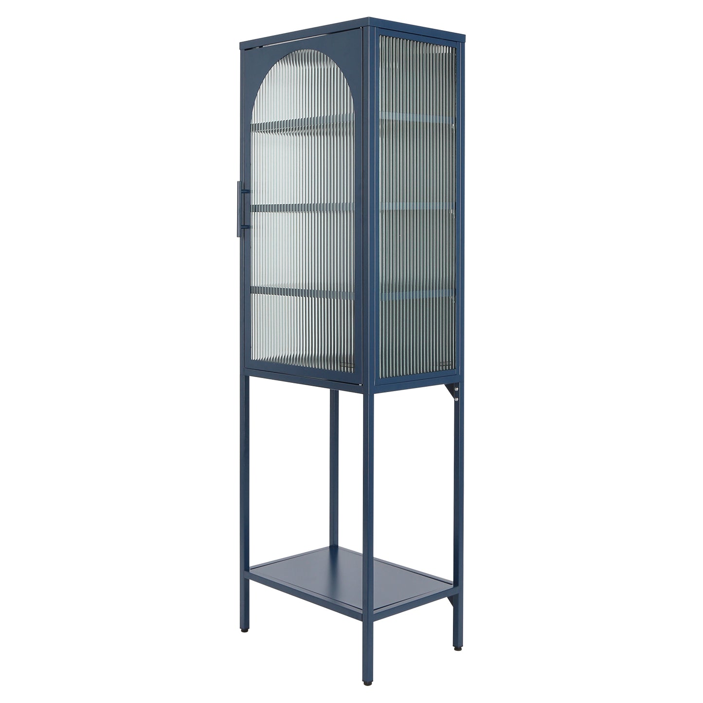 Stylish Tempered Glass High Cabinet - Ukerr Home