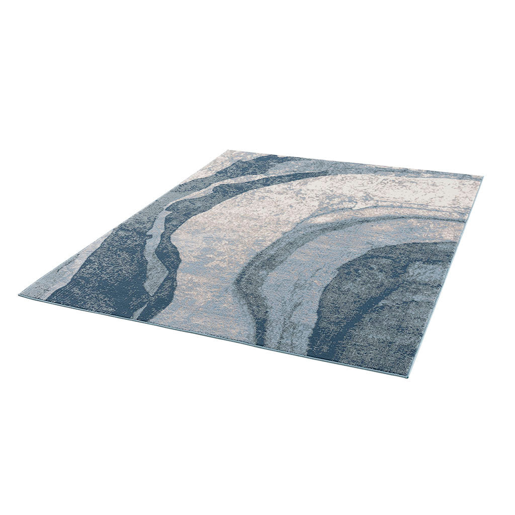 Abstract Wave Area Rug