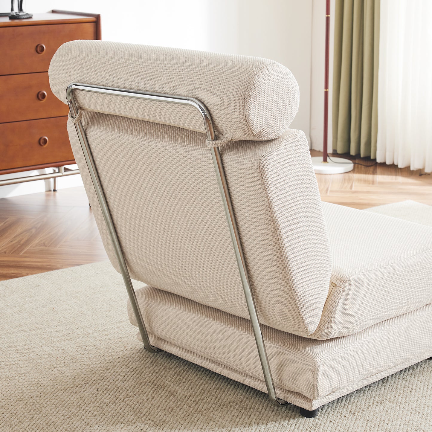 Single Sofa Chair Foldable Single Sofa Bed with Pillow