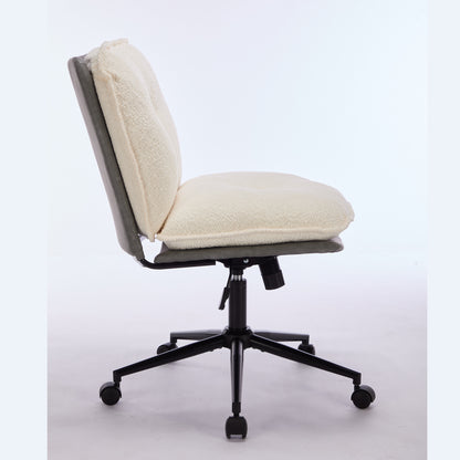 Oversize Seat Cirss Cross Chair with Wheels