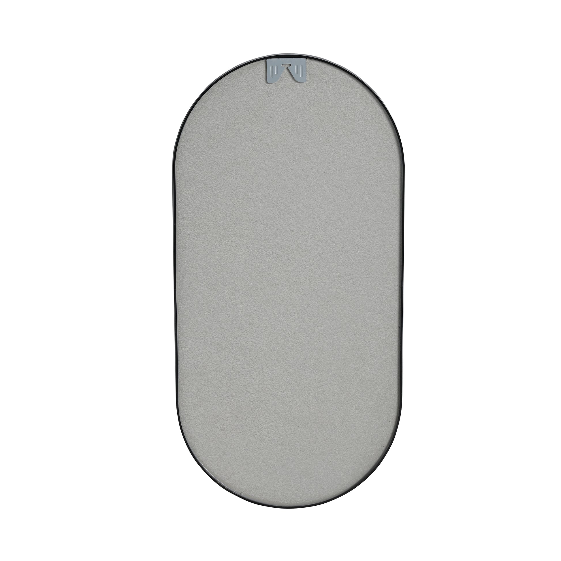 18 x 35 Inch Bathroom Mirror Black Aluminum Frame - Ukerr Home