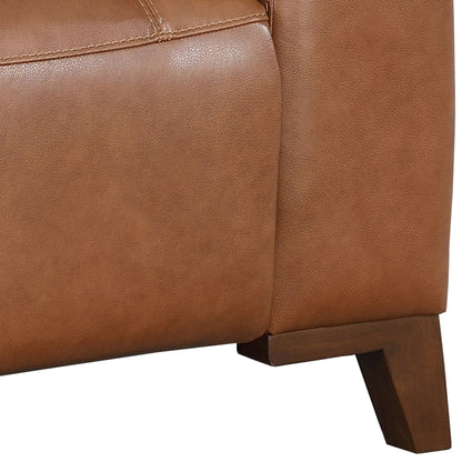 Beefy Dual-Power Leather Recliner
