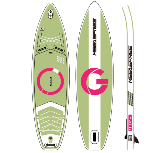 11'x 34"x 6" Inflatable Stand Up Paddle Board