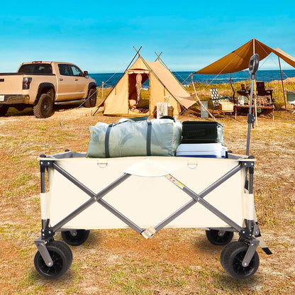 Heavy Duty Utility Beach Wagon Cart for Sand