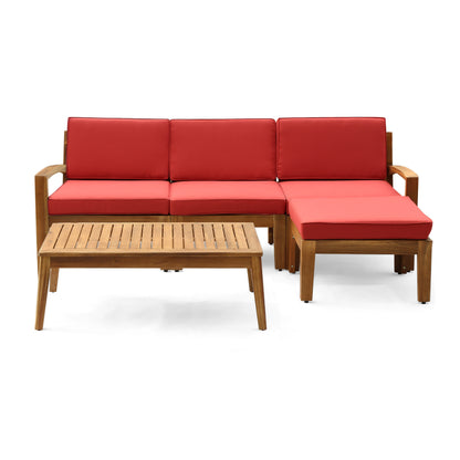 L Shape Outdoor Sofa Set